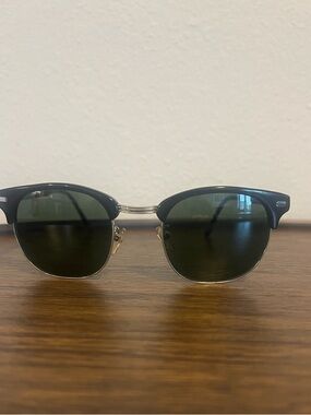 MOSCOT Yukel Sunglasses 51mm Black Silver NYC Eyewear w/Case.